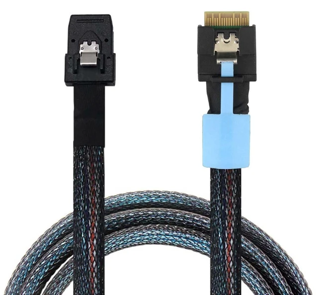Main image of SlimSAS SFF 8654 4i to SAS SFF 8087 Cable Server Storage1m/39.37in
