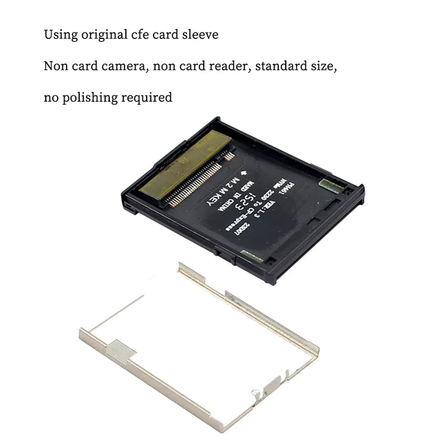 Alt view image 3 of 6 - PH461 NGFF M2 Mkey Nvme 2230 SSD to CFExpress Type-B Card Adapter DIY Assembly Kit
