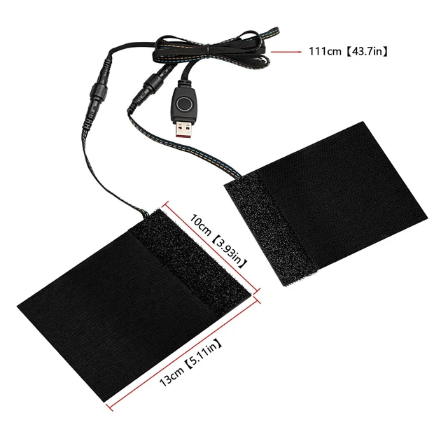 Alt view image 6 of 7 - USB Heated Motorcycle Handlebar Grips 5V with 3-Level Temperature Control Aramid Fiber Hand Warmers with Waterproof Switch, Mount, Compatible with Motorbikes, Scooters, ATVs