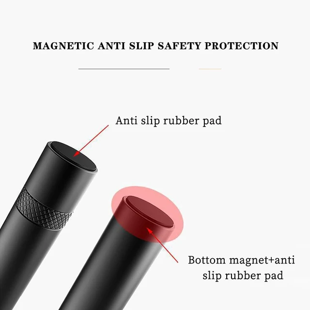 Alt view image 5 of 7 - Graphics Card Bracket Video Card Holder Desktop Bracket Support Bar Aluminum Alloy Small GPU Stand Magnetic Base Silver (L)