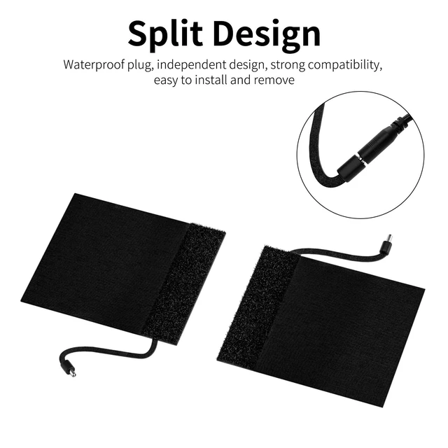 Alt view image 4 of 7 - Heated Motorcycle Handlebar Grips 12V with Smart Temperature Control 3-Level Adjustable Aramid Fiber Hand Warmers with Mount, IP67 Waterproof, Easy Installation for All 12V Motorbikes