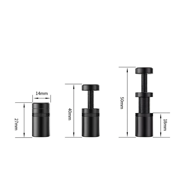Alt view image 2 of 7 - Graphics Card Bracket Video Card Holder Desktop Bracket Support Bar Aluminum Alloy Small GPU Stand Magnetic Base Black (S)