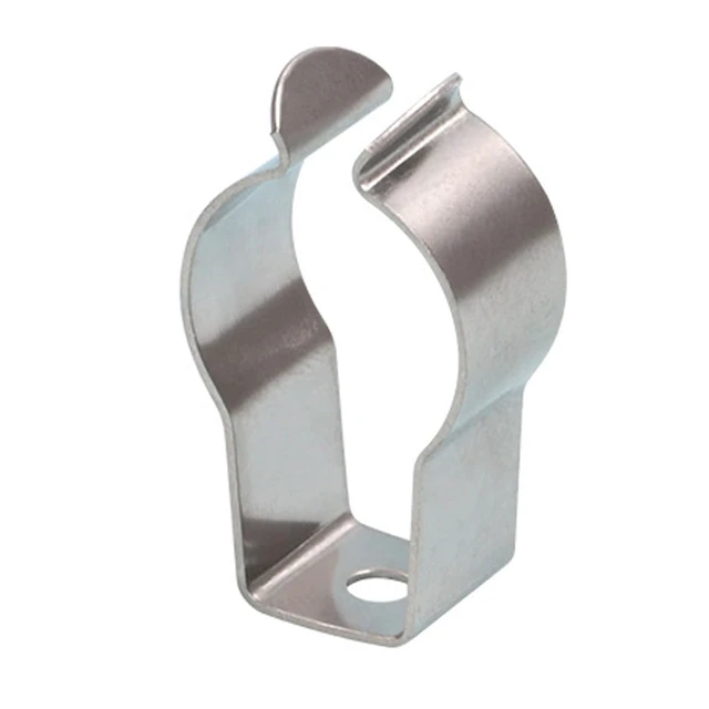 Alt view image 2 of 7 - 10Pcs T6 Tube Clamp Spring Steel Clips Heavy Duty and Convenient Tool Lamp Holder for Fixing LED Lights Fixtures Indoor Use (Stainless Steel Clips)