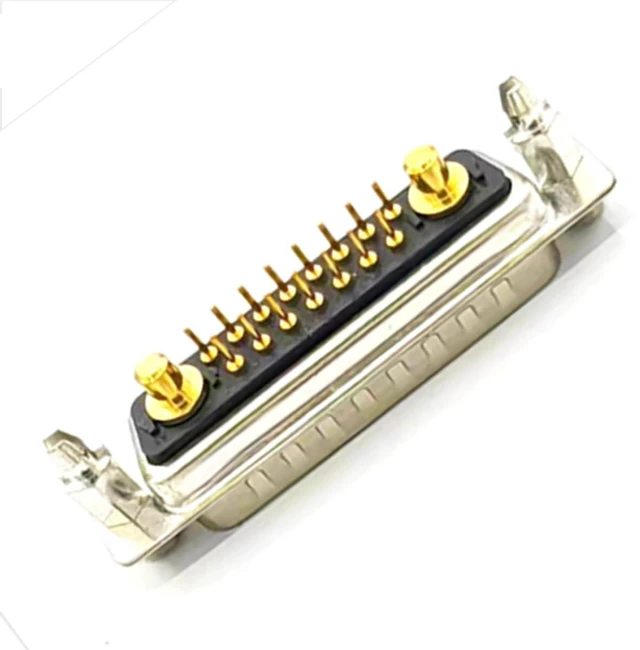 Main image of D Sub 17W2 Hybrid Male PCB Connector (1, Male/Female)
