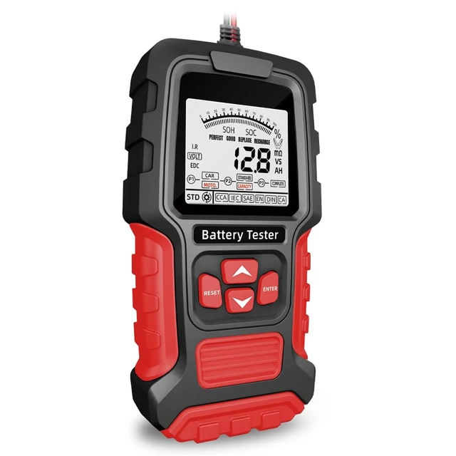 Alt view image 3 of 5 - Car Battery Tester 24V 12V Load Tester3~400AH, 40-2000CCA, Digital Automotive Battery Analyzer for Car Truck Motorcycle ATV SUV Boat Yacht