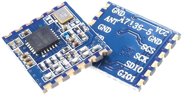 Intersoc Power Module 433MHz Microwave Communication Module A7139 Transmit Control Low Power ...