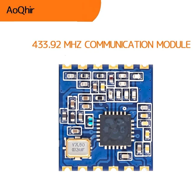 Alt view image 4 of 5 - 433MHz Microwave Communication Module A7139 Transmit Control Low Power Module 1500m (1)