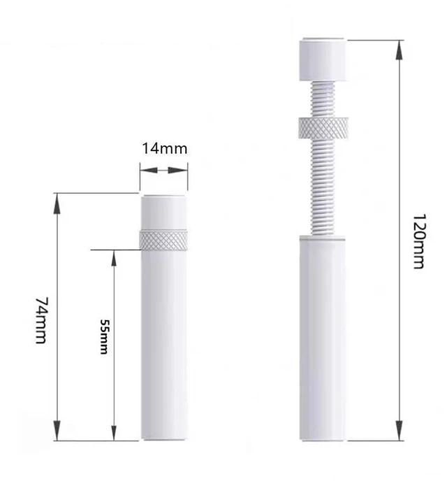 Alt view image 2 of 7 - Graphics Card Bracket Video Card Holder Desktop Bracket Support Bar Aluminum Alloy Small GPU Stand Magnetic Base White (L)