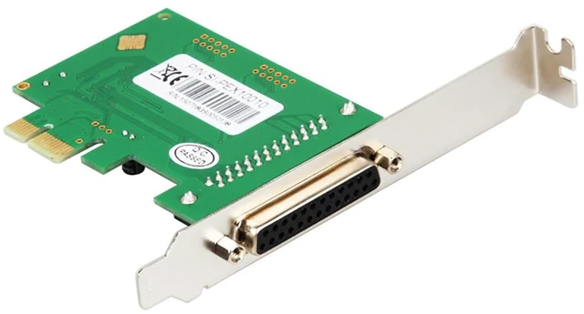 Alt view image 4 of 6 - PCIe to DB25 Parallel Port Expansion Card Industrial-Grade LPT Printer Interface | WCH382L Chip | Compatible with PCIe x1/x4/x8/x16 | Includes Low Profile Bracket