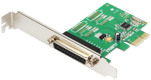 Alt view image 5 of 6 - PCIe to DB25 Parallel Port Expansion Card Industrial-Grade LPT Printer Interface | WCH382L Chip | Compatible with PCIe x1/x4/x8/x16 | Includes Low Profile Bracket