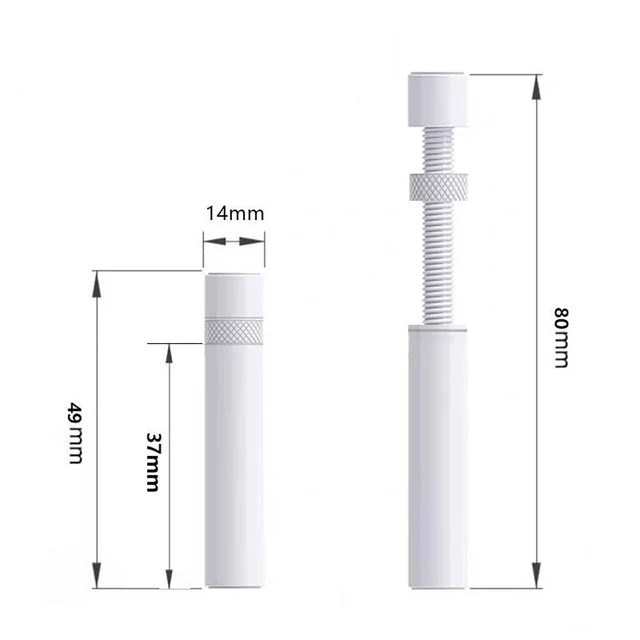Alt view image 2 of 7 - Graphics Card Bracket Video Card Holder Desktop Bracket Support Bar Aluminum Alloy Small GPU Stand Magnetic Base White (M)