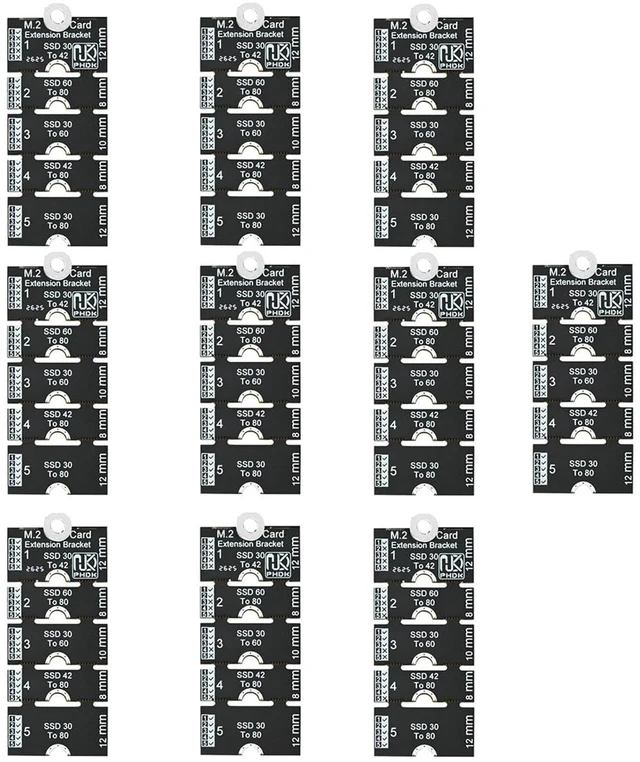 Main image of M.2 NVME SSD Extension Bracket 2230 to 2280 (10)