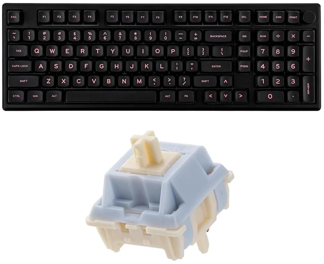 Main image of Galaxy100 QMK/VIA Wireless Gaming Keyboard+Sorane 39gf Gaming Keyboard Switches Set