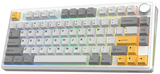 Main image of TH80 V2 75% Wireless Mechanical Keyboard with Metal Knob, 8000mAh