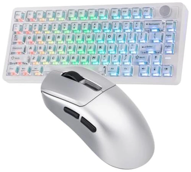 Main image of HE75 V2 Hall Effect Gaming Keyboard+NEX Pro Wireless Gaming Mouse with RGB Charging Dock