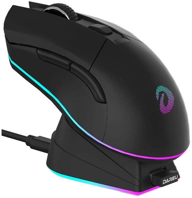 Main image of Wireless Gaming Mouse with Charging Dock Rechargeable, RGB