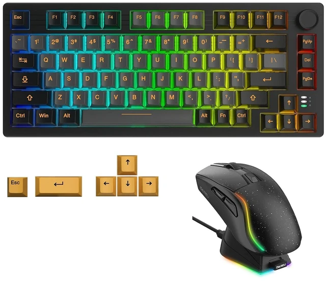 Main image of Wireless Keyboard and Mouse:A950 Wireless Gaming Mouse & EK75PRO 75% Wireless Gaming Keyboard Combo