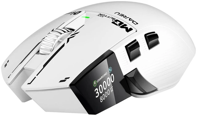 Main image of A980PROMAX Wireless Gaming Mouse-4K/8K Polling-30K DPI Optical Sensor-0.85' TFT Color Display-Magnesium Alloy Buttons-2.4G Wireless/BT/USB Connectivity-Nano Receiver Included