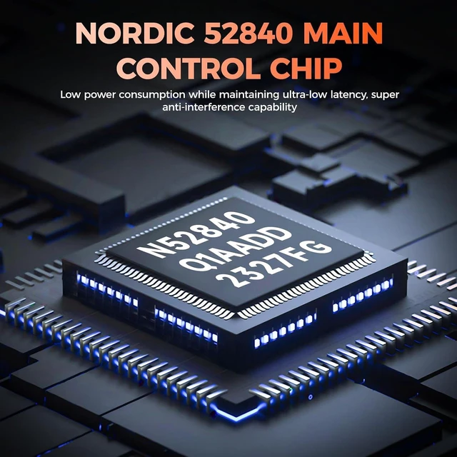 Alt view image 5 of 7 - Gaming Keyboard and Mouse:A950 Wing Lightweight 8K Polling Rate Wireless Gaming Mouse&COOL60 60% Rapid Trigger Hall Effect Magnetic Switch Keyboard Combo