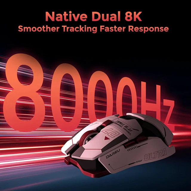 Alt view image 4 of 7 - Ultra 07 8K Polling Custom Wireless Gaming Mouse