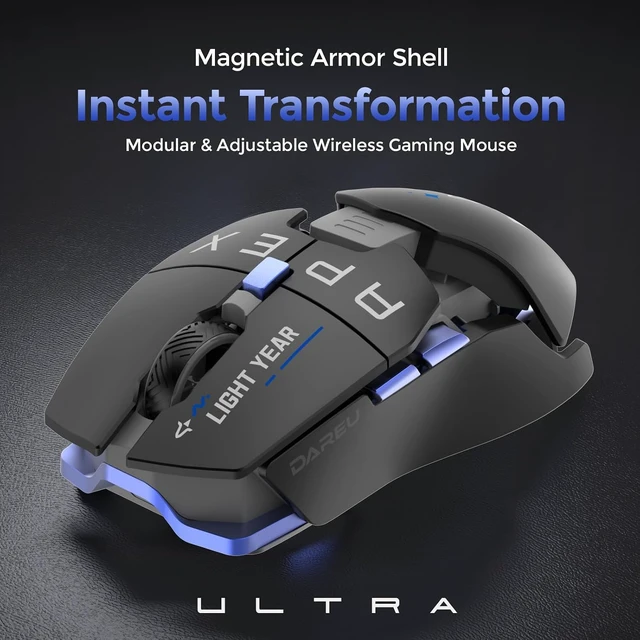 Alt view image 2 of 7 - Ultra 07 8K Polling Custom Wireless Gaming Mouse