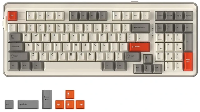 Main image of EK98pro Wireless Mechanical Keyboard,Tri-Mode BT/2.4GHz/USB-C Creamy Gaming Keyboard with Number Pad,Pre-lubed Linear Switches,Gasket Structure,Hot Swappable Custom,RGB Backlit for Win/Mac