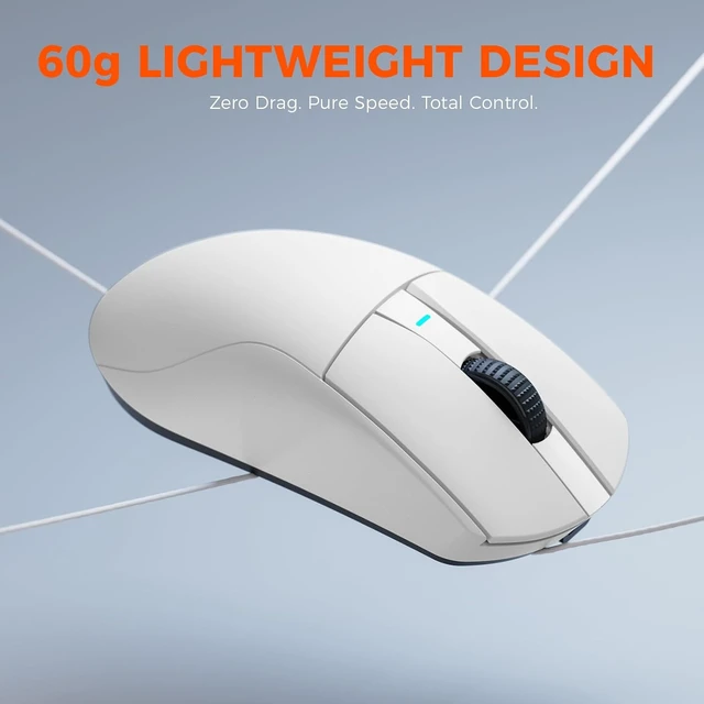 Alt view image 4 of 7 - Gaming Keyboard and Mouse:A950GM Lightweight PAW3395 Wireless Gaming Mouse&EK60 HE 60% Rapid Trigger Hall Effect Magnetic Switch Keyboard Combo