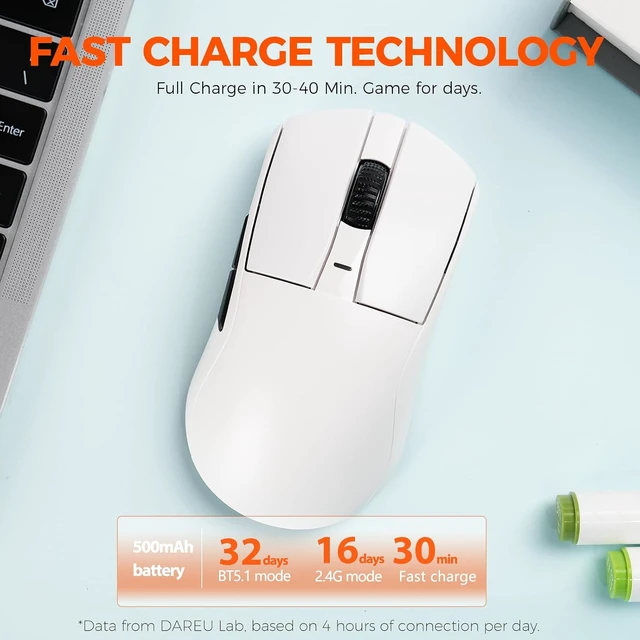 Alt view image 5 of 7 - Gaming Keyboard and Mouse:A950GM Lightweight PAW3395 Wireless Gaming Mouse&EK60 HE 60% Rapid Trigger Hall Effect Magnetic Switch Keyboard Combo
