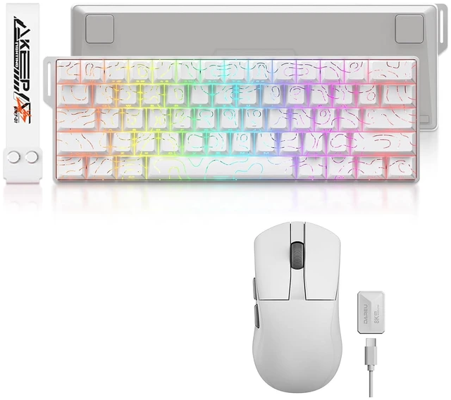 Main image of Gaming Keyboard and Mouse:A950 Wing Lightweight 8K Polling Rate Wireless Gaming Mouse&COOL60 60% Rapid Trigger Hall Effect Magnetic Switch Keyboard Combo