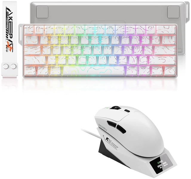 Main image of Gaming Keyboard and Mouse:AE6PRO 8K Polling Rate Wireless Gaming Mouse&COOL60 60% Rapid Trigger Hall Effect Magnetic Switch Keyboard Combo