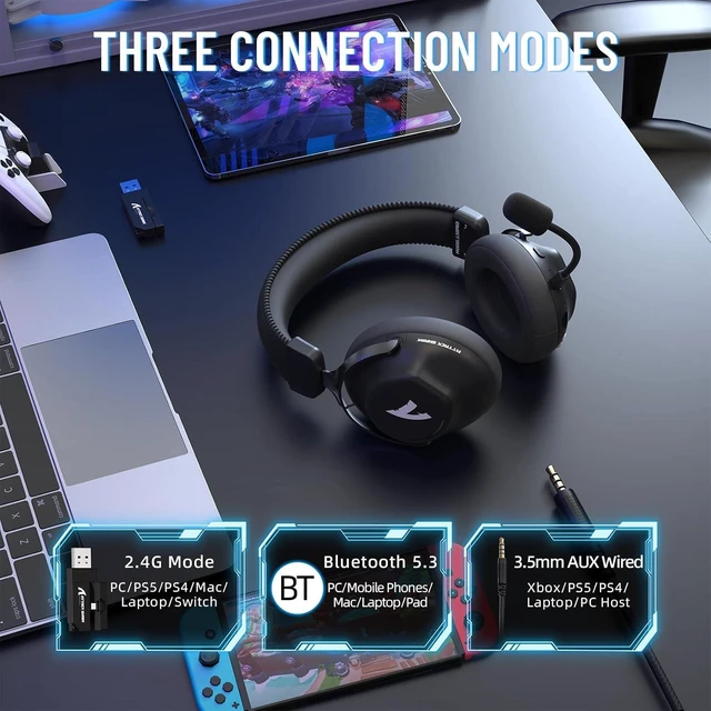 Alt view image 2 of 7 - L50 PRO Wireless Gaming HeadseBlack