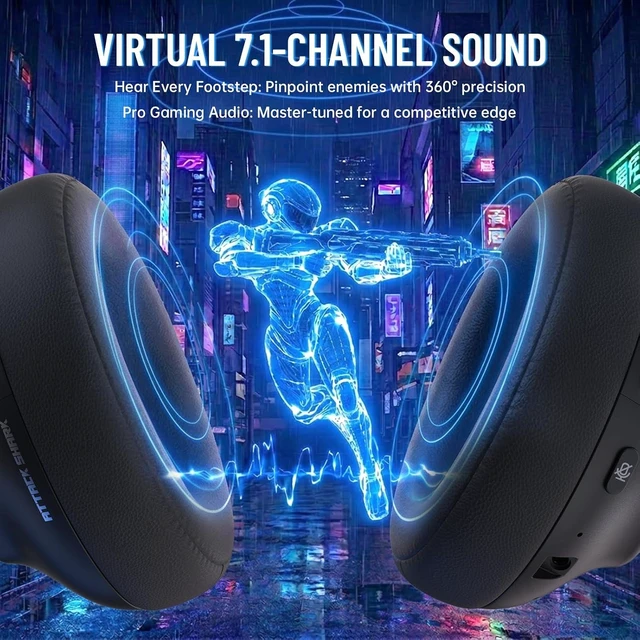 Alt view image 5 of 7 - L50 PRO Wireless Gaming HeadseBlack