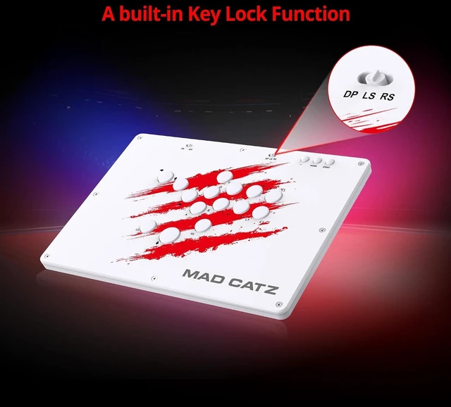 Alt view image 7 of 7 - N.E.K.O. K.O. All-Button Leverless Arcade Controller for PC