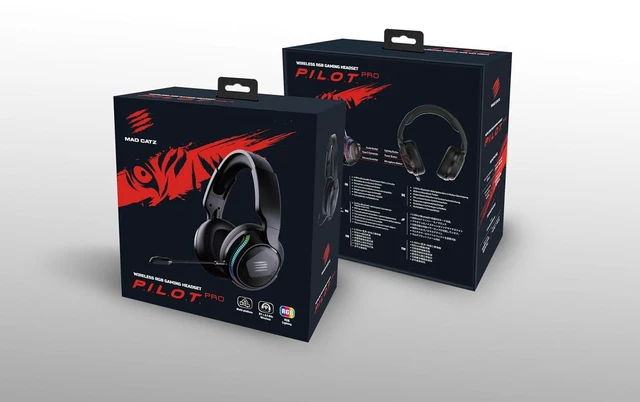 Alt view image 6 of 7 - P.I.L.O.T. PRO Dual Wireless RGB Headset