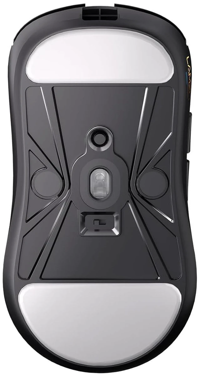 Alt view image 3 of 6 - Inca Gaming Mouse, 8K Polling Rate, Optical Switches, TTC Encoder, Paw3950 IC, Nordic 52840 MCU, Symmetrical High-Hump, Recommended for Claw-Grip Gamers, 8K Dongle Included (Black)