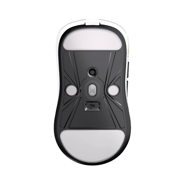 Alt view image 2 of 5 - Inca Gaming Mouse, 8K Polling Rate, Optical Switches, TTC Encoder, Paw3950 IC, Nordic 52840 MCU, Symmetrical high-Hump, Recommended for Claw-Grip Gamers, 8K Dongle Included (White)