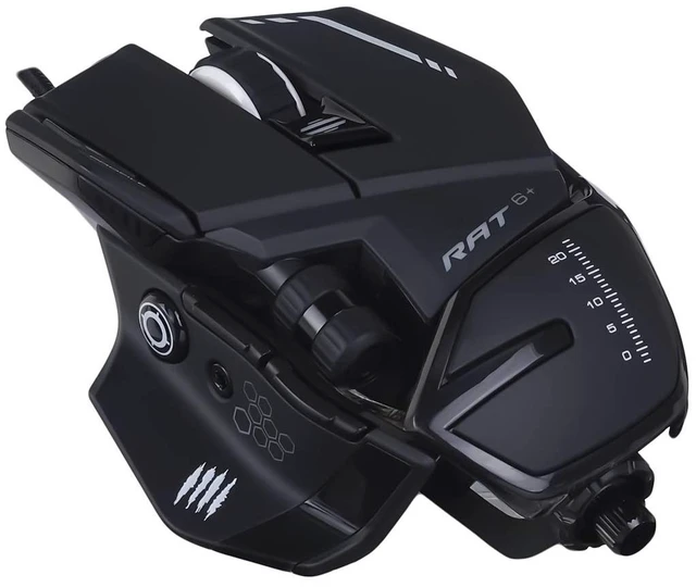 Main image of MR04DCINBL000-0 R.A.T. 6+ Corded Optical Gaming Mouse, Black