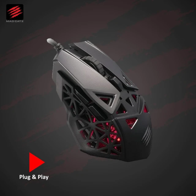 Alt view image 6 of 7 - M.O.J.O. M1 Gaming Mouse - Light Weight 70g - 12000 DPI Optical SensorBuilt-in Customizable RGB lighting effect - Hollow Pyramid Design - Patented DAKOTA Switch - 40g Acceleration, Black