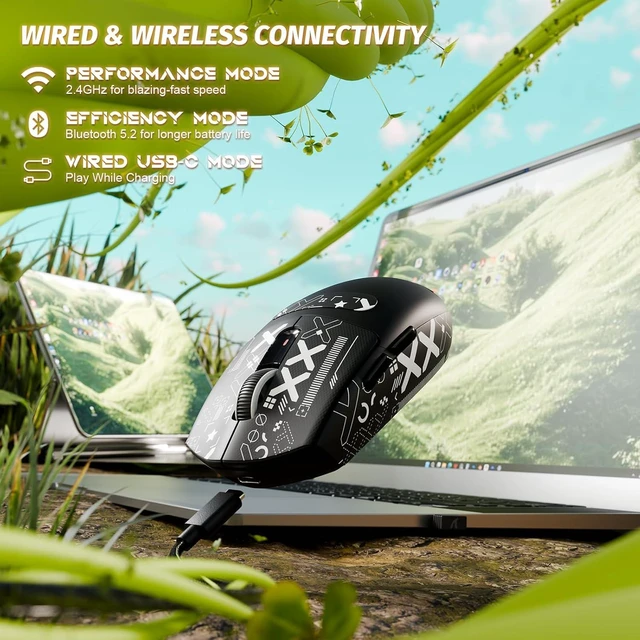 Alt view image 4 of 7 - G3 Wireless Gaming Mouse,Black&Sticker