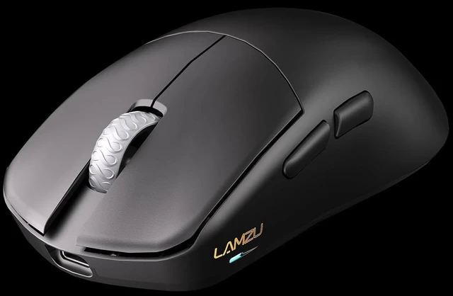 Alt view image 6 of 7 - Maya X Wireless Gaming Mouse, Ultra Lightweight 47g, Optical Switch, Maximum 30000 DPI, Symmetrical, MCU Nordic 52840, Dust-Proof Encoder, PAW3950 Sensor(Larger Maya) (Black)