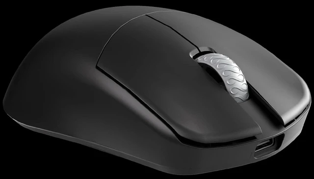 Alt view image 7 of 7 - Maya X Wireless Gaming Mouse, Ultra Lightweight 47g, Optical Switch, Maximum 30000 DPI, Symmetrical, MCU Nordic 52840, Dust-Proof Encoder, PAW3950 Sensor(Larger Maya) (Black)