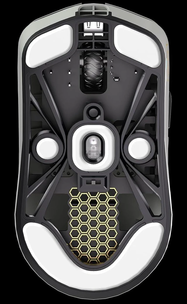Alt view image 2 of 2 - Maya X Wireless Gaming Mouse, Ultra Lightweight 47g, Optical Switch, Maximum 30000 DPI, Symmetrical, MCU Nordic 52840, Dust-Proof Encoder, PAW3950 Sensor(Larger Maya) (Grey)