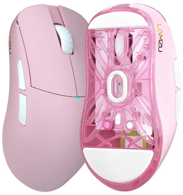 Alt view image 5 of 6 - Atlantis Mini Champion Edition Wireless Gaming Mouse, Ultra Lightweight 51g, Optical Switch,30000 DPI, Symmetrical, MCU Nordic 52840, Dust-Proof Encoder, PAW3950 Sensor, 8K Compatible
