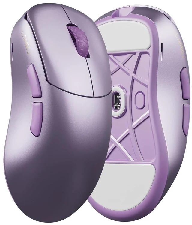 Alt view image 2 of 5 - Thorn V2 Wireless Esports Gaming Mouse, 8K Polling Rate, 55g, Purple