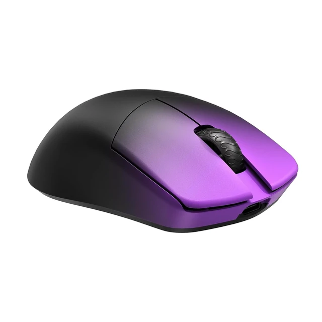 Alt view image 6 of 6 - Maya Champion Edition Wireless Gaming Mouse, Ultra-Lightweight 45g, Optical Switch, Golden TTC Dust-Proof Encoder, Pixart PAW 3950 IC, 8K Compatible, for Small Hand Users(Purple Shadow)