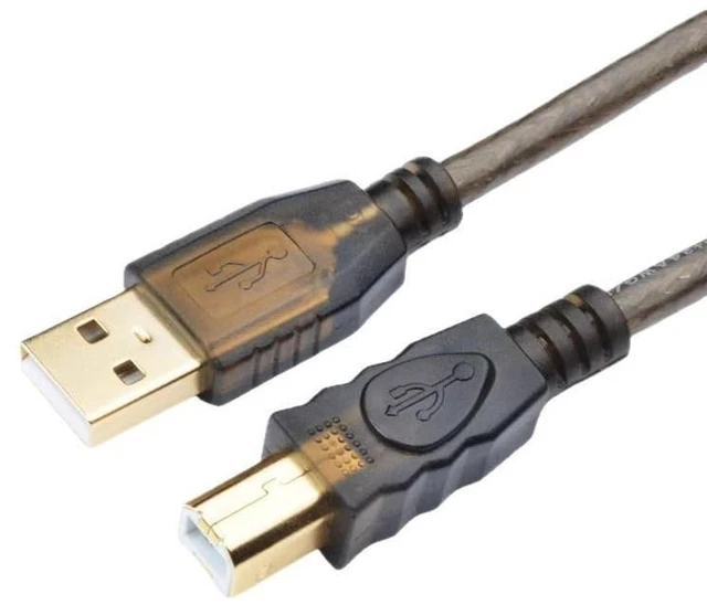 Alt view image 6 of 6 - USB 2.0 Printer Cable 10ft (3M), Double Shielded Gold Plated A-B High Speed