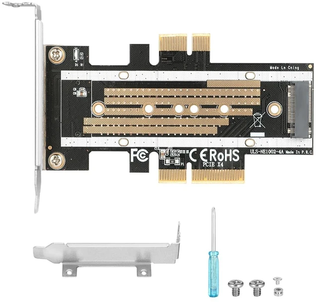 Main image of M.2 NVMe SSD to PCIe X16/X8/X4/X1 Adapter Card, PCIe to M.2