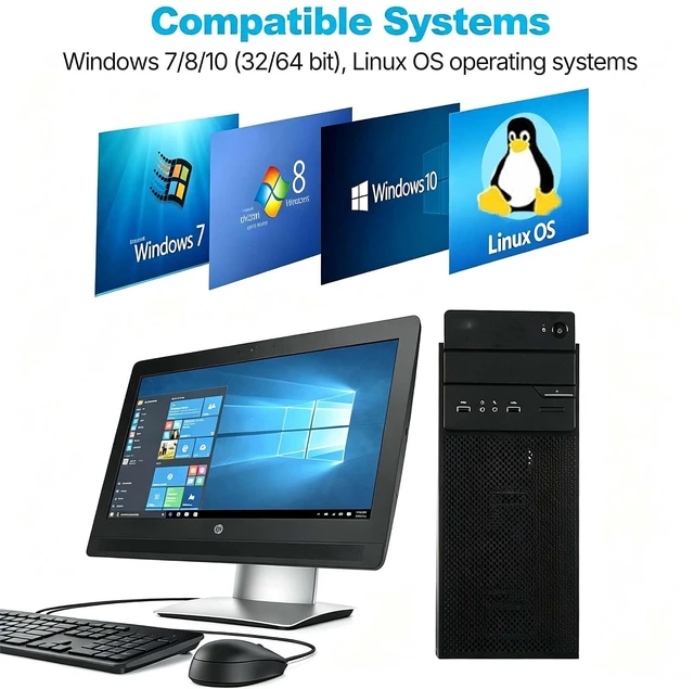 Alt view image 7 of 7 - 6-Ports USB 3.0 PCIe Card (2X USB A-2X Type-C), with 19 Pin/Type E(A-Key)