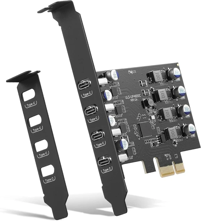 Main image of 4-Ports PCIe USB 3.0 5Gbps Expansion Card (4X Type-C)