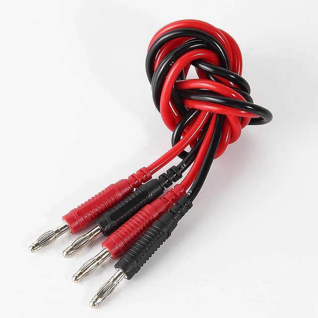 Alt view image 6 of 7 - 8PCS Banana Plug Alligator Clip Pure Copper Fork Test Lead, 3.3 ft Multimeter Flexible Test Lead Wire Cable for Electrical Testing 1000V/15A